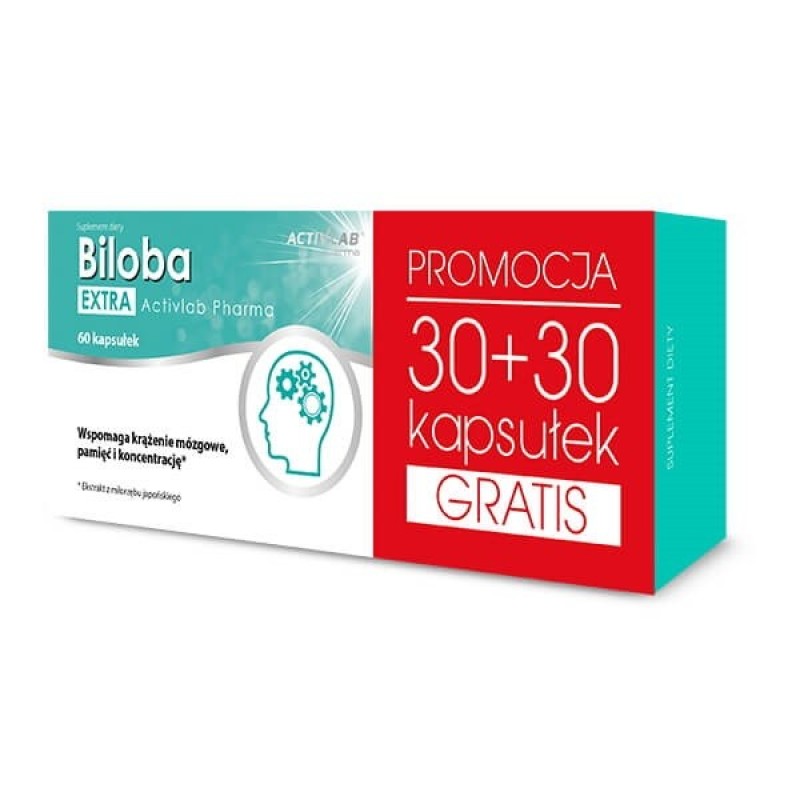 Activlab Pharma Biloba Extra, 60 Capsules Activlab Pharma Biloba Extra, 60 Capsules
