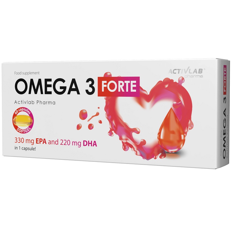 Activlab Pharma Omega 3 FORTE, 60 Softgels