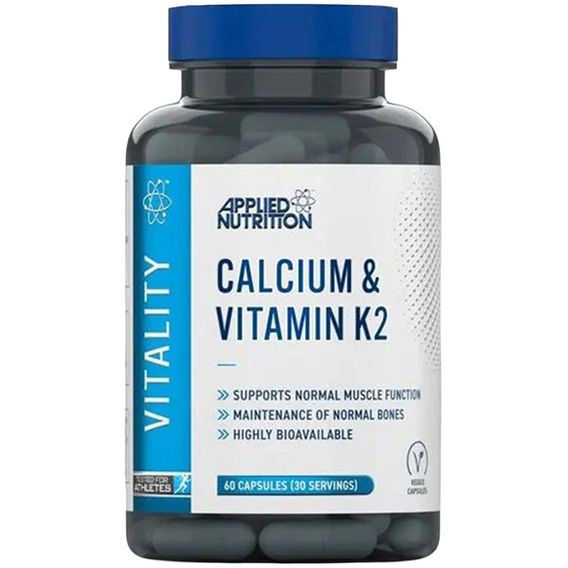 Applied Nutrition Applied Calcium & Vitamin K2, 60 Veg Capsules Applied Nutrition Applied Calcium & Vitamin K2, 60 Veg Capsules