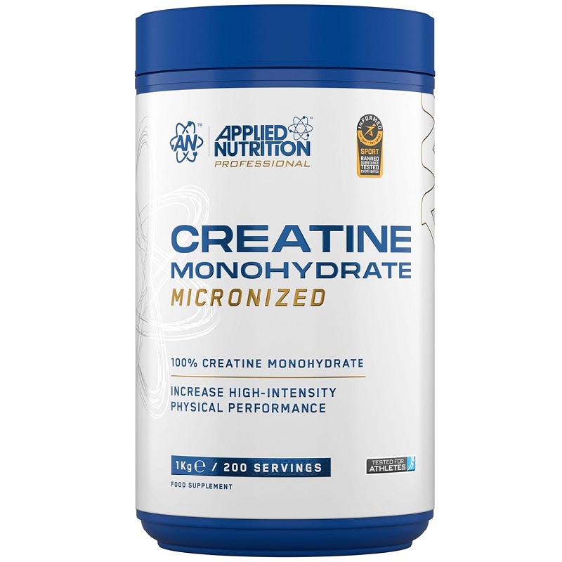 Applied Nutrition Creatine Monohydrate Micronized Natural, 1000 Grams Applied Nutrition Creatine Monohydrate Micronized Natural, 1000 Grams