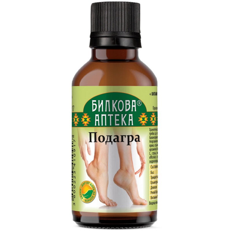 Bioherba Тинктура Подагра, 50 ml
