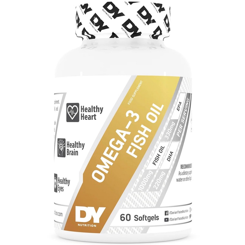 Dorian Yates Omega 3 Fish Oil, 60 Softgels