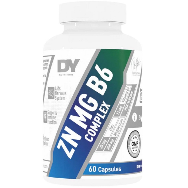 Dorian Yates Zn Mg B6 Complex, 60 Capsules Dorian Yates Zn Mg B6 Complex, 60 Capsules