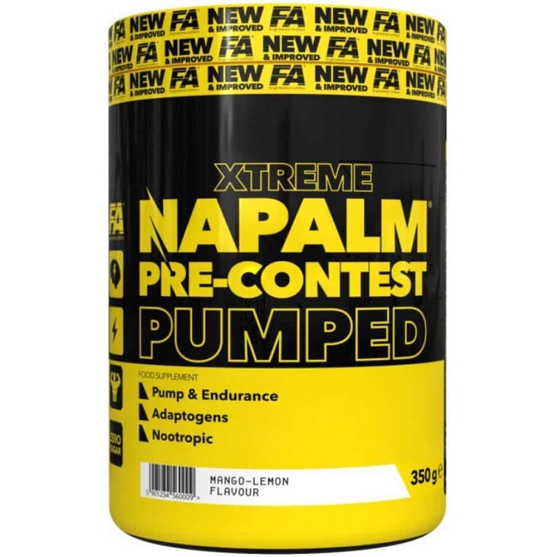 FA Nutrition Napalm Pre-Contest Pumped, 350 Grams FA Nutrition Napalm Pre-Contest Pumped, 350 Grams