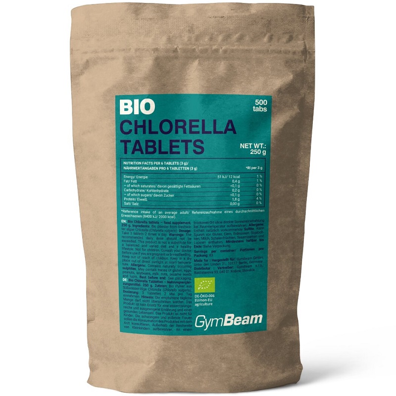 Gym Beam Bio Chlorella, 500 Tablets Gym Beam Bio Chlorella, 500 Tablets