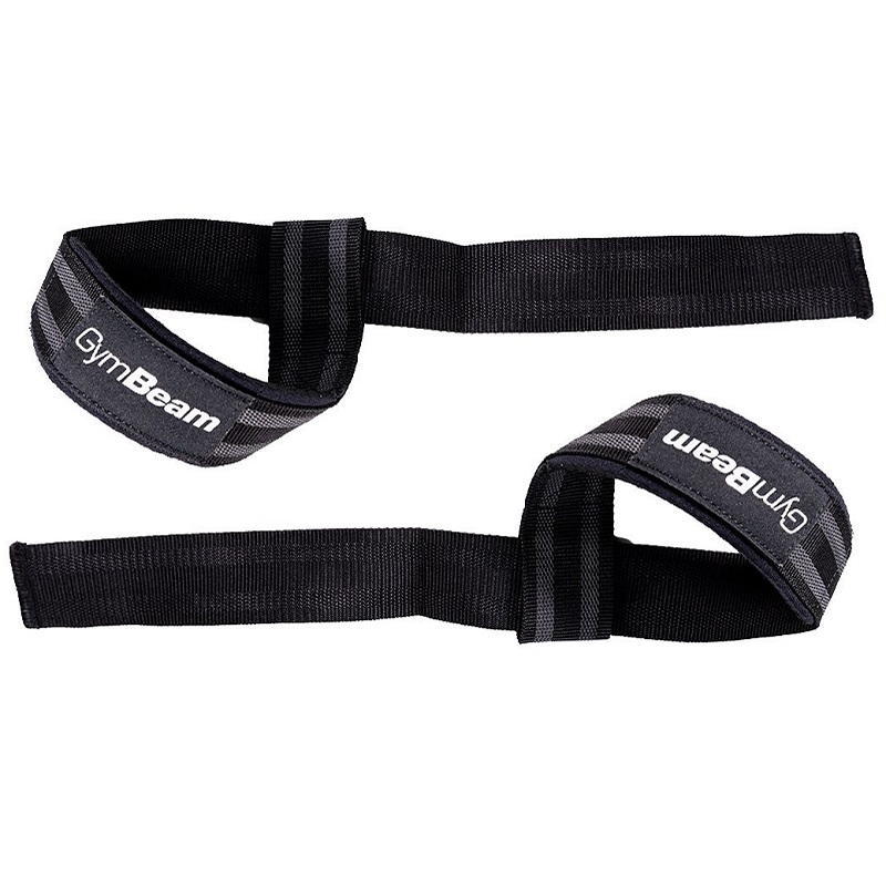 Gym Beam Фитили за фитнес Lifting Straps Black-Grey Gym Beam Фитили за фитнес Lifting Straps Black-Grey