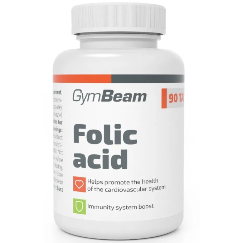 Gym Beam Folic Acid, 90 Tablets