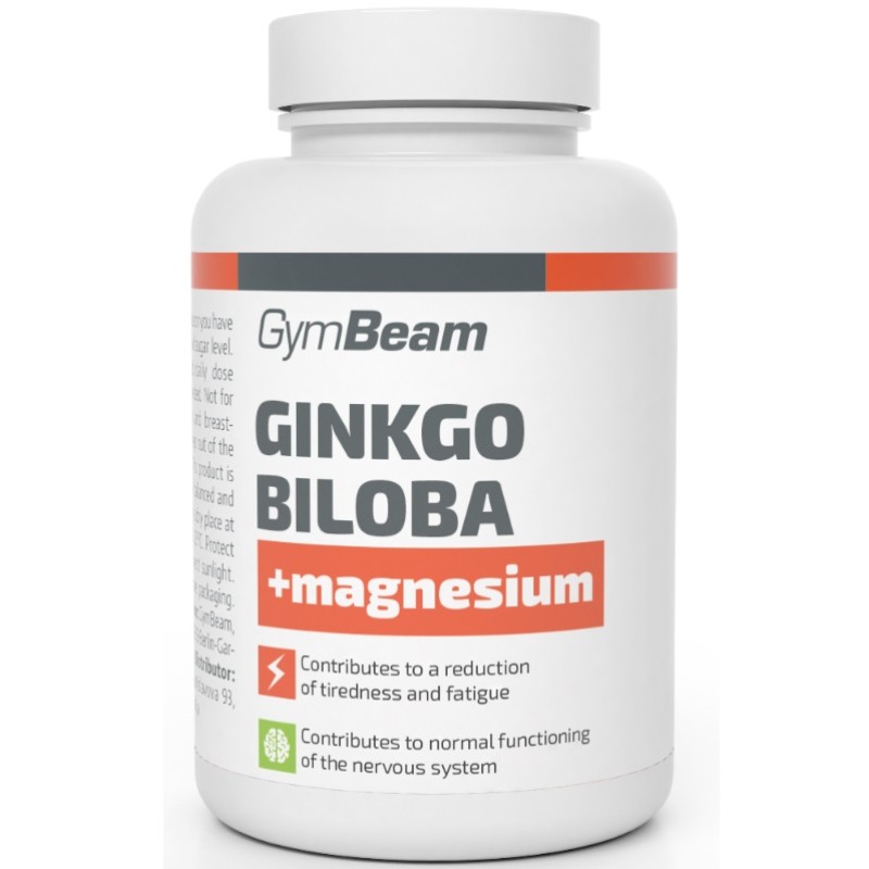Gym Beam Ginkgo Biloba + Magnesium, 90 Capsules Gym Beam Ginkgo Biloba + Magnesium, 90 Capsules