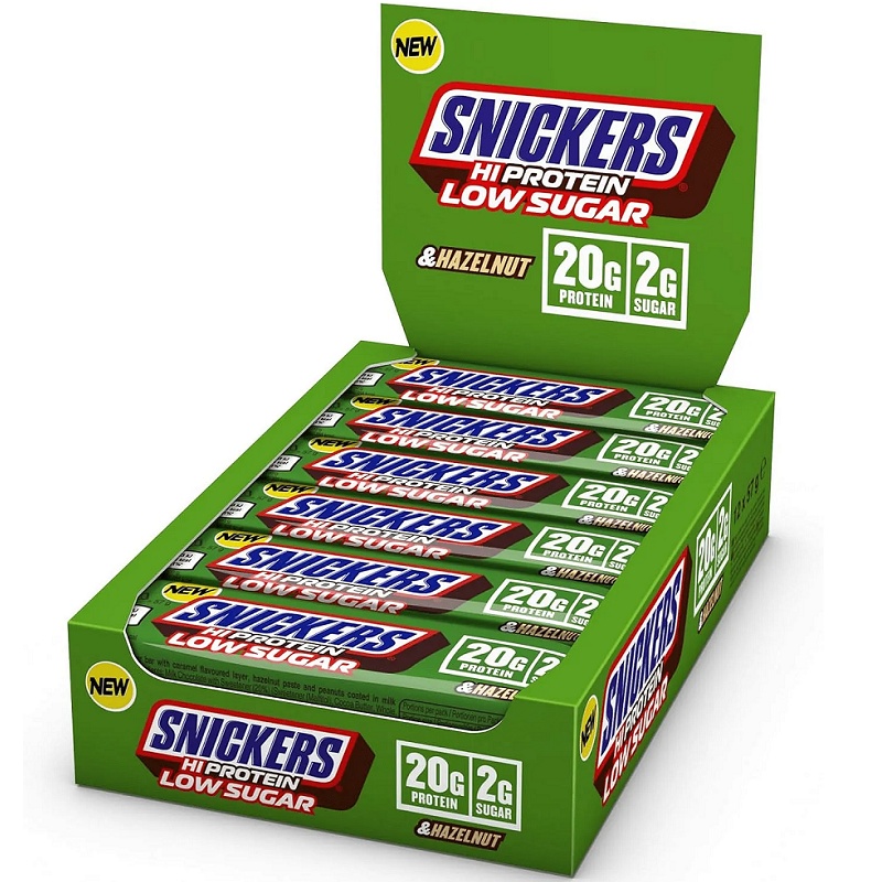 Mars Protein Snickers Hazelnut Low Sugar High Protein Bar, 1x57 Grams Mars Protein Snickers Hazelnut Low Sugar High Protein Bar, 1x57 Grams