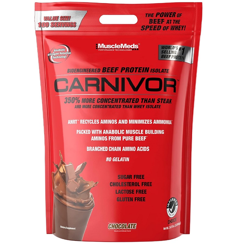 MuscleMeds Carnivor Beef Protein Isolate, 3170/3390 Grams MuscleMeds Carnivor Beef Protein Isolate, 3170/3390 Grams