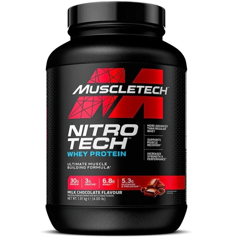 MuscleTech Nitro Tech Whey Protein, 1810/1820 Grams MuscleTech Nitro Tech Whey Protein, 1810/1820 Grams