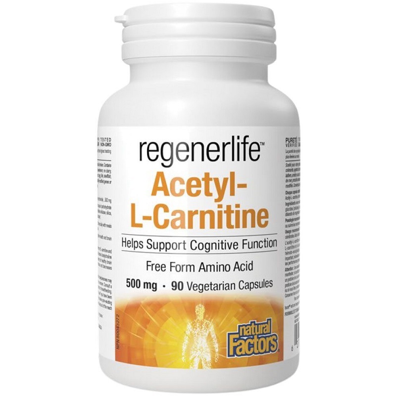 Natural Factors Acetyl-L-Carnitine, 90 Capsules