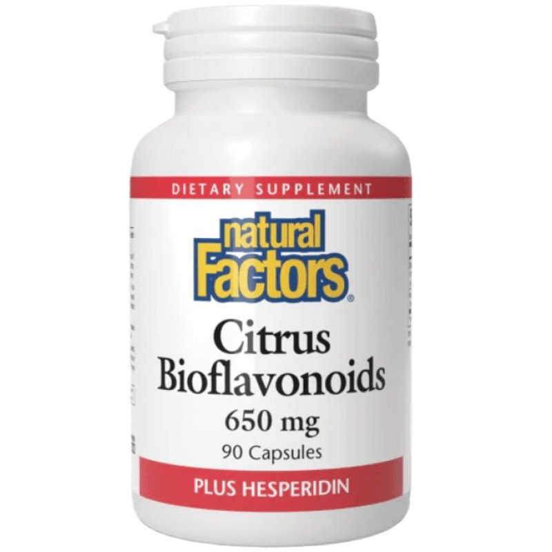 Natural Factors Citrus Bioflavonoids Plus Hesperidin 650 mg, 90 Capsules Natural Factors Citrus Bioflavonoids Plus Hesperidin 650 mg, 90 Capsules