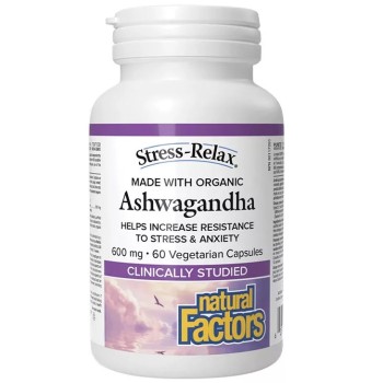 Natural Factors KSM-66 Ashwagandha® 600 mg Helps Increase Resistance to Stress and Anxiety, 60 Capsules Natural Factors KSM-66 Ashwagandha® 600 mg Helps Increase Resistance to Stress and Anxiety, 60 Capsules