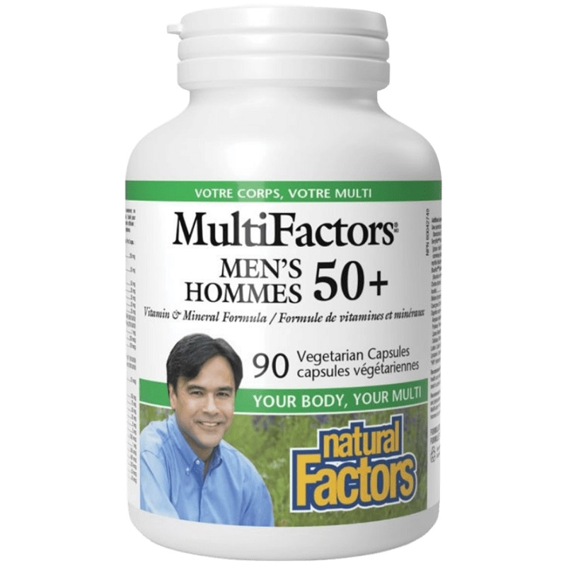 Natural Factors Men’s 50+ MultiFactors, 90 Capsules