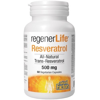 Natural Factors ResveratrolRich Super Strength Resveratrol Concentrate 500 mg, 60 Veggie Capsules Natural Factors ResveratrolRich Super Strength Resveratrol Concentrate 500 mg, 60 Veggie Capsules