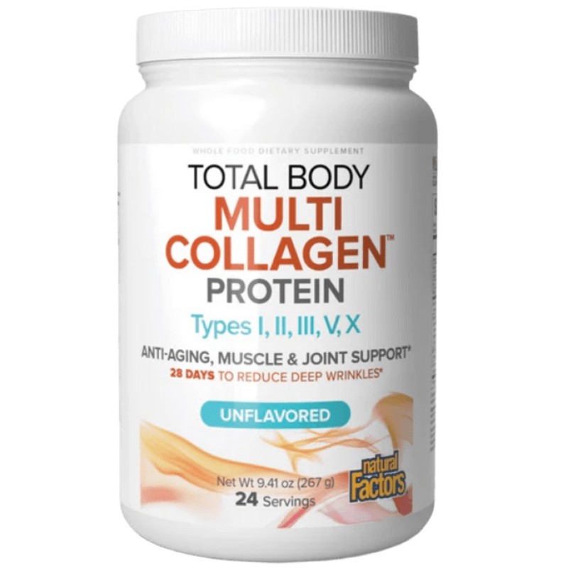 Natural Factors Total Body Multi Collagen, 267 Grams Natural Factors Total Body Multi Collagen, 267 Grams