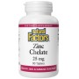 Natural Factors Zinc Chelate 25 mg, 90 Tablets