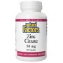 Natural Factors Zinc Citrate 50 mg, 90 Tablets