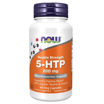 NOW 5-HTP Glycine Taurine and Inositol 200mg, 60 Veg Capsules NOW 5-HTP Glycine Taurine and Inositol 200mg, 60 Veg Capsules
