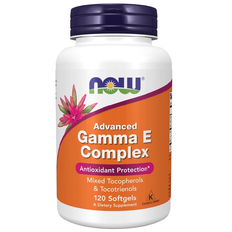 NOW Advanced Gamma E Complex, 120 Softgels