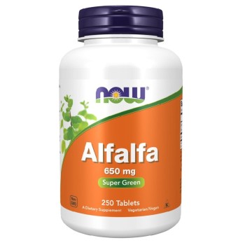 NOW Alfalfa 650mg, 250 Tablets NOW Alfalfa 650mg, 250 Tablets