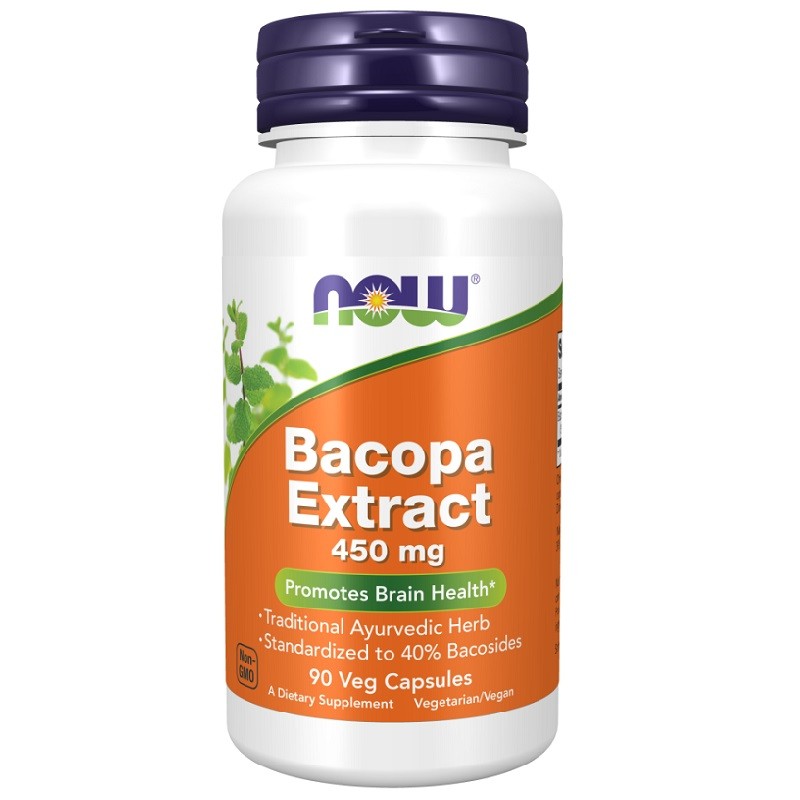 NOW Bacopa Extract 450 mg, 90 Veg Capsules NOW Bacopa Extract 450 mg, 90 Veg Capsules