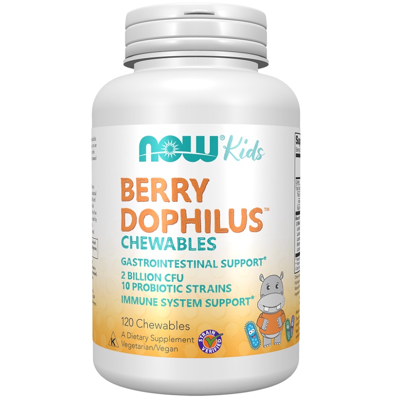 NOW BerryDophilus Kids, 120 Chewables