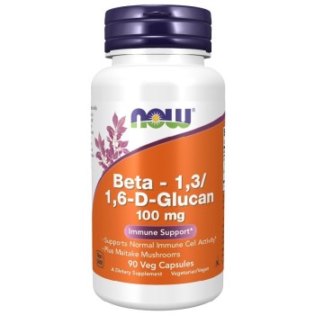 NOW Beta - 1,3/1,6-D-Glucan 100mg, 90 Veg Capsules NOW Beta - 1,3/1,6-D-Glucan 100mg, 90 Veg Capsules