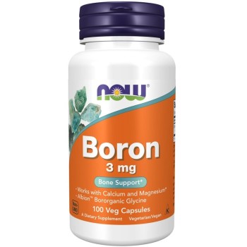 NOW Boron 3mg, 100 Veg Capsules NOW Boron 3mg, 100 Veg Capsules