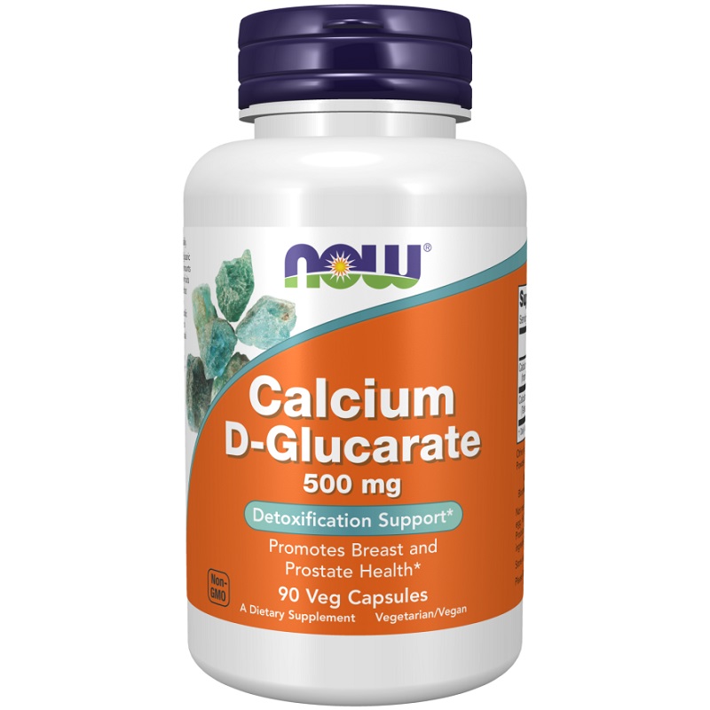 NOW Calcium D-Glucarate 500 mg, 90 Veg Capsules