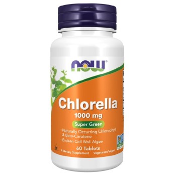 NOW Chlorella 1000mg, 60 Tablets NOW Chlorella 1000mg, 60 Tablets