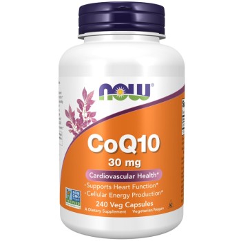 NOW CoQ10 30 mg, 240 Veg Capsules NOW CoQ10 30 mg, 240 Veg Capsules