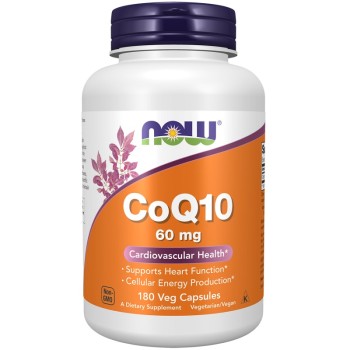 NOW CoQ10 60mg, 180 Veg Capsules NOW CoQ10 60mg, 180 Veg Capsules
