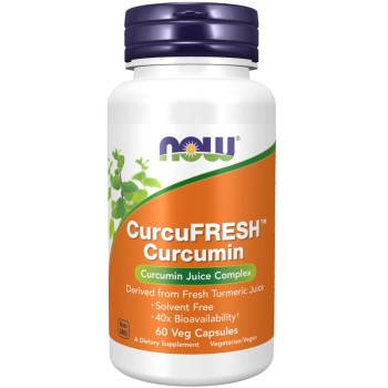 NOW CurcuFRESH Curcumin, 60 Veg Capsules NOW CurcuFRESH Curcumin, 60 Veg Capsules