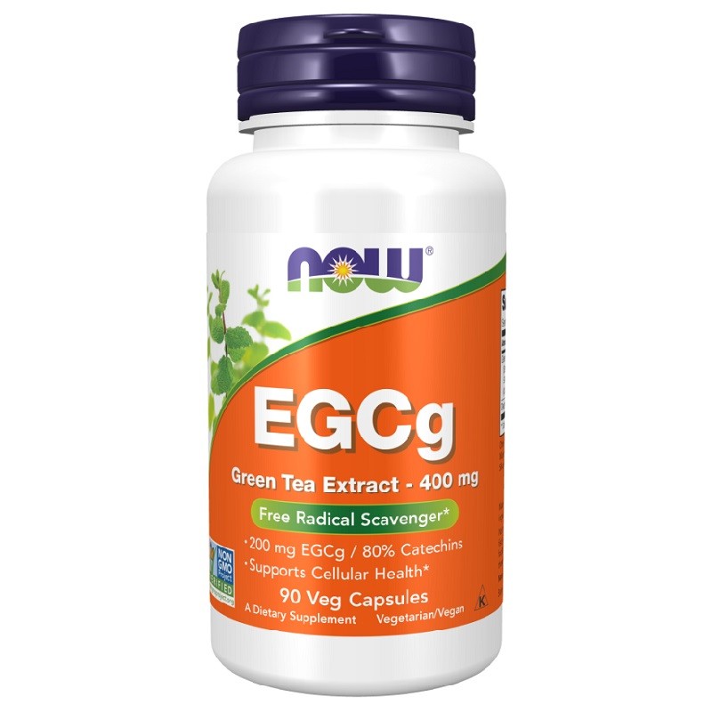 NOW EGCg Green Tea Extract 400mg, 90 Veg Capsules