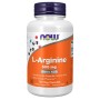 NOW L-Arginine 500mg, 100 Capsules