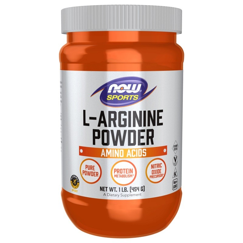 NOW l-Arginine Powder, 454 Grams