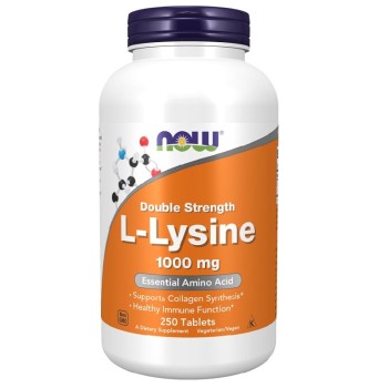 NOW L-Lysine 1000mg, 250 Tablets NOW L-Lysine 1000mg, 250 Tablets