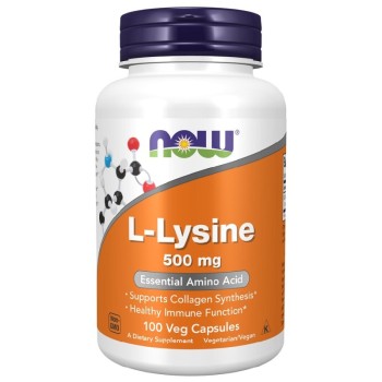 NOW L-Lysine 500 mg, 100 Capsules NOW L-Lysine 500 mg, 100 Capsules