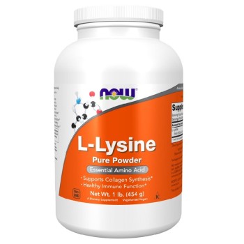 NOW L-Lysine Powder, 454 Grams NOW L-Lysine Powder, 454 Grams