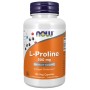 NOW L-Proline 500 mg, 120 Veg Capsules