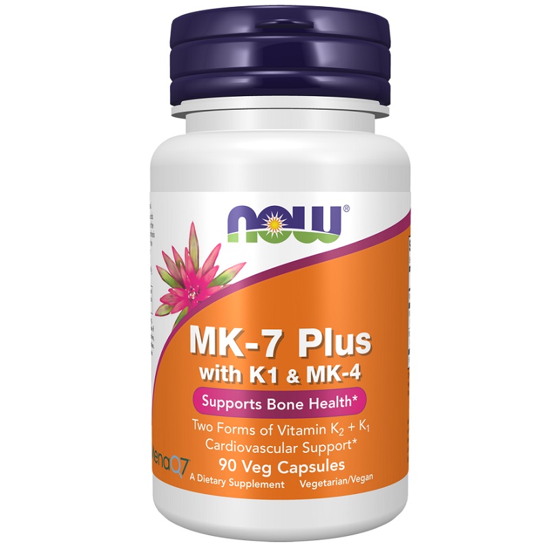 NOW MK-7 Plus with K1 & MK-4, 90 Veg Capsules NOW MK-7 Plus with K1 & MK-4, 90 Veg Capsules