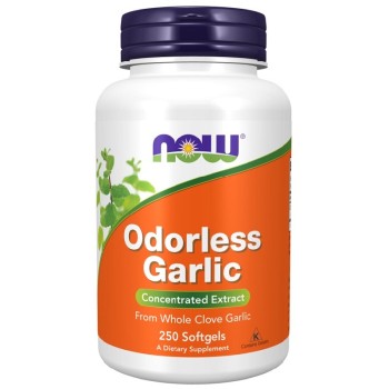 NOW Odorless Garlic, 250 Softgels NOW Odorless Garlic, 250 Softgels
