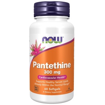NOW Pantethine 300 mg, 60 Softgels