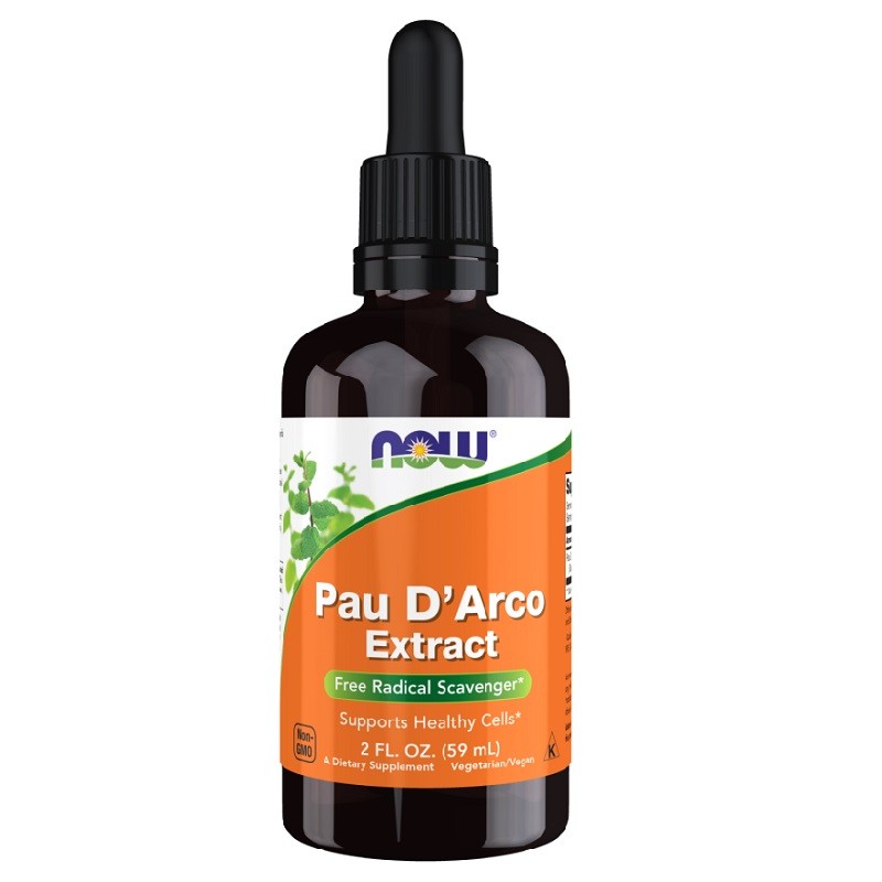NOW Pau D'Arco Extract Liquid, 59 ml NOW Pau D'Arco Extract Liquid, 59 ml