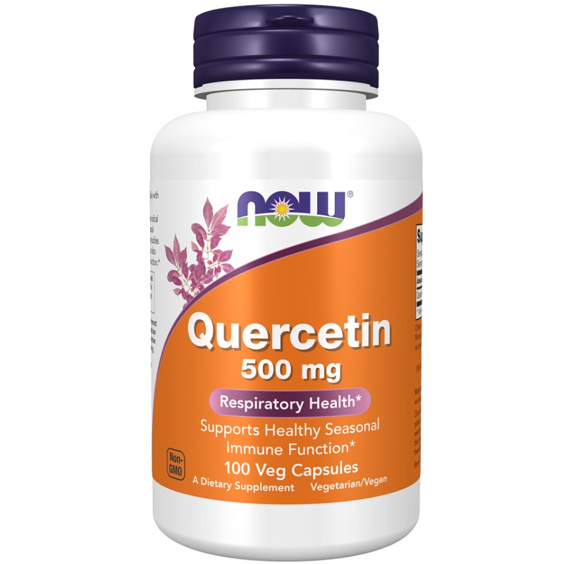 NOW Quercetin 500 mg, 100 Veg Capsules NOW Quercetin 500 mg, 100 Veg Capsules