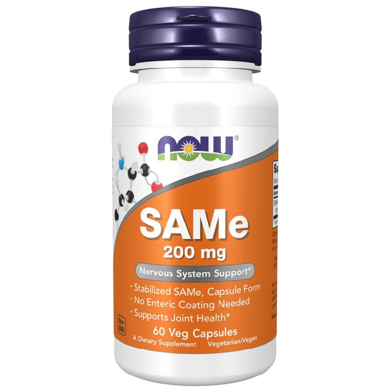 NOW SAMe 200mg, 60 Veg Capsules