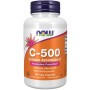 NOW Vitamin C-500 Calcium Ascorbate-C, 100 Capsules