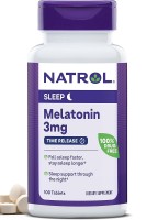 Natrol Melatonin 3 mg Time Release, 100 Tablets
